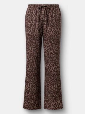torrid Studio High Rise Wide Leg Pull on Pants in 50s Leopard print